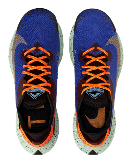 Кроссовки мужские Nike Pegasus Trail 2 GTX Mystic Dates/Astronomy Blue/Black/Laser Orange - Фото 5 большая