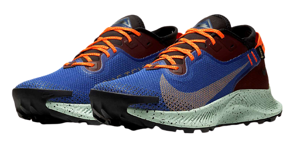 Кроссовки мужские Nike Pegasus Trail 2 GTX Mystic Dates/Astronomy Blue/Black/Laser Orange - Фото 7 большая