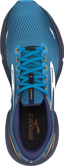 Кроссовки мужские Brooks Ghost 15 Gtx Blue/Peacoat/Orange - Фото 5 большая