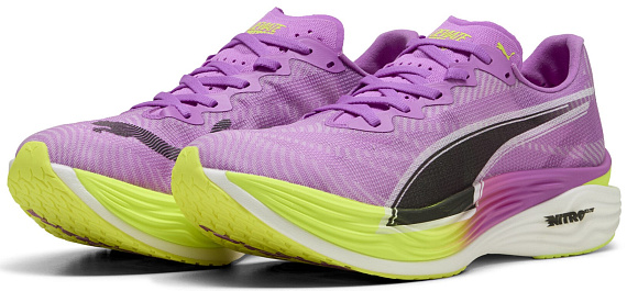 Кроссовки мужские Puma Deviate Nitro Elite 3 Pure Magenta/Yellow Alert - Фото 2 большая