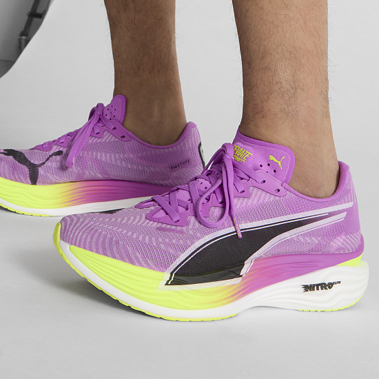 Кроссовки мужские Puma Deviate Nitro Elite 3 Pure Magenta/Yellow Alert - Фото 8 большая