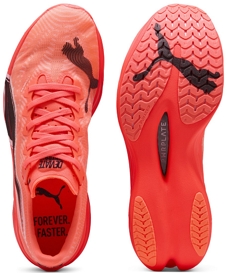 Кроссовки мужские Puma Deviate Nitro Elite 3 Glowing Red/Black - Фото 5 большая