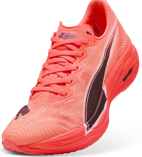 Кроссовки мужские Puma Deviate Nitro Elite 3 Glowing Red/Black - Фото 7 большая