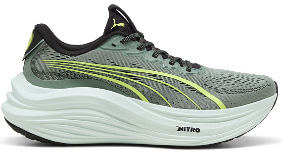 Кроссовки мужские Puma MagMax Nitro Green Moon/Yellow Alert - Фото 1 большая