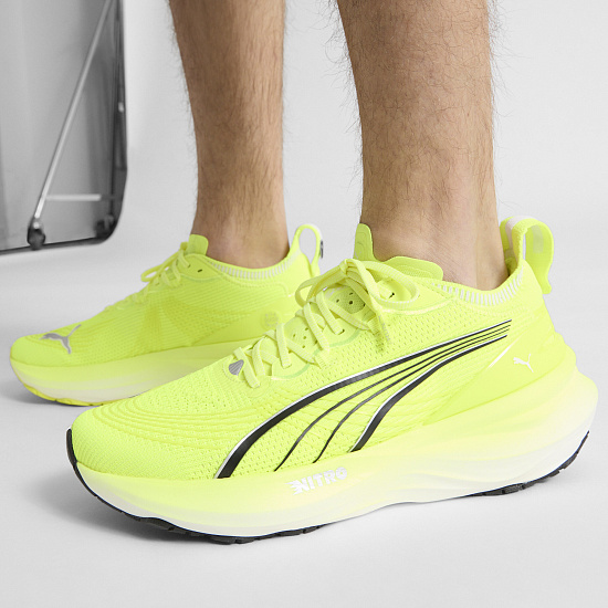 Кроссовки мужские Puma ForeverRun Nitro 2 Yellow Alert/Black - Фото 8 большая