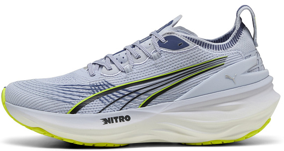 Кроссовки мужские Puma ForeverRun Nitro 2 Cool Weather/Yellow Alert - Фото 4 большая