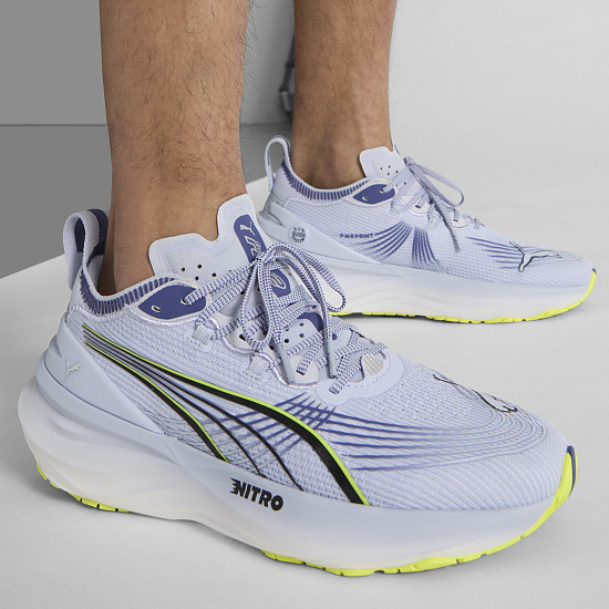 Кроссовки мужские Puma ForeverRun Nitro 2 Cool Weather/Yellow Alert - Фото 8 большая