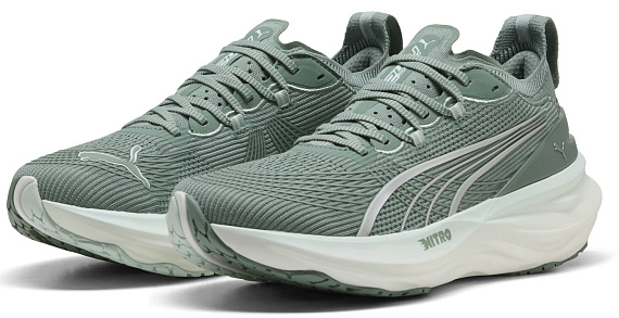 Кроссовки мужские Puma ForeverRun Nitro 2 Green Moon/Peaceful Blue - Фото 2 большая