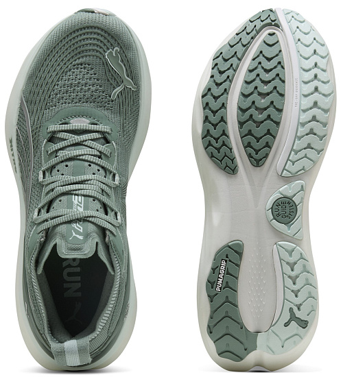 Кроссовки мужские Puma ForeverRun Nitro 2 Green Moon/Peaceful Blue - Фото 5 большая