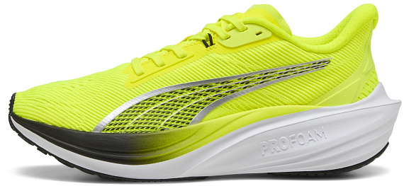 Кроссовки мужские Puma Darter Pro Yellow Alert/Black - Фото 4 большая