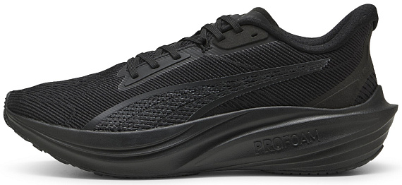 Кроссовки мужские Puma Darter Pro Black/Black/Cool Dark Gray - Фото 4 большая