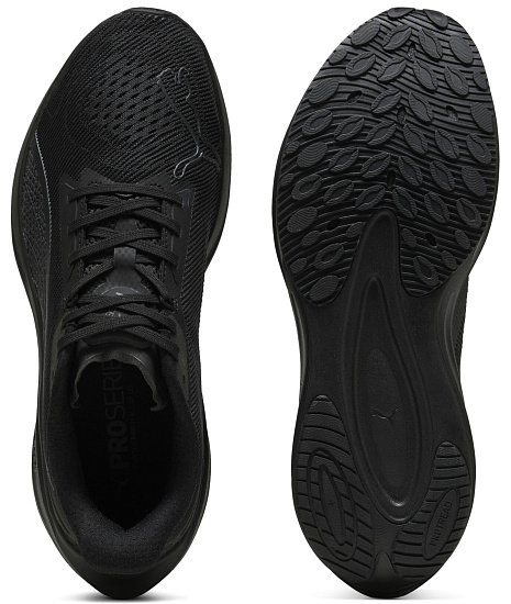 Кроссовки мужские Puma Darter Pro Black/Black/Cool Dark Gray - Фото 5 большая
