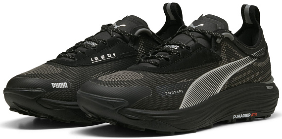 Кроссовки мужские Puma Voyage Nitro 3 Black/Silver - Фото 2 большая