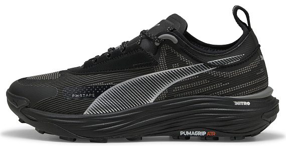 Кроссовки мужские Puma Voyage Nitro 3 Black/Silver - Фото 4 большая