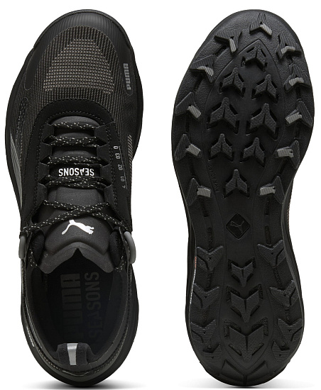 Кроссовки мужские Puma Voyage Nitro 3 Black/Silver - Фото 5 большая