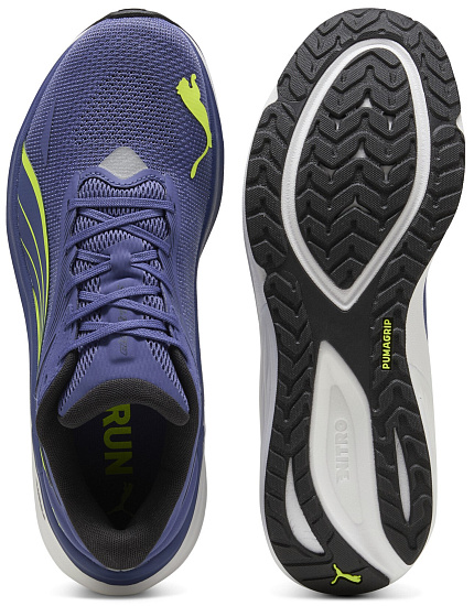 Кроссовки мужские Puma Electrify Nitro 4 Blue Crystal/Yellow Alert - Фото 5 большая