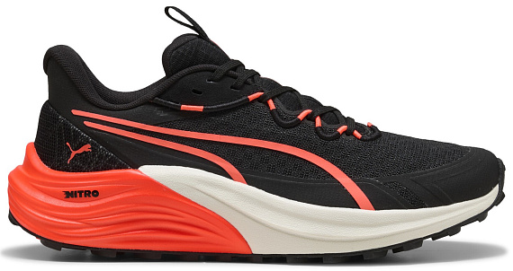Кроссовки мужские Puma Electrify Nitro 4 Trail Black/Glowing Red/Warm White - Фото 1 большая