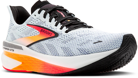Кроссовки мужские Brooks Hyperion Gts 2 Illusion/Coral/Black - Фото 3 большая