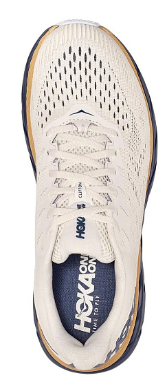 Кроссовки мужские Hoka Clifton 7 Tofu/Vintage Indigo - Фото 7 большая