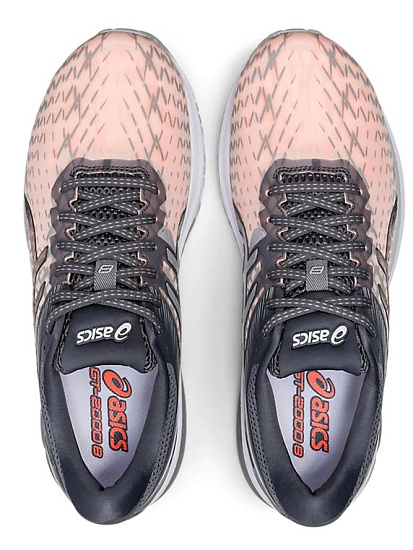 Кроссовки мужские ASICS Gt-2000 8 Orange Pop/Metropolis - Фото 3 большая