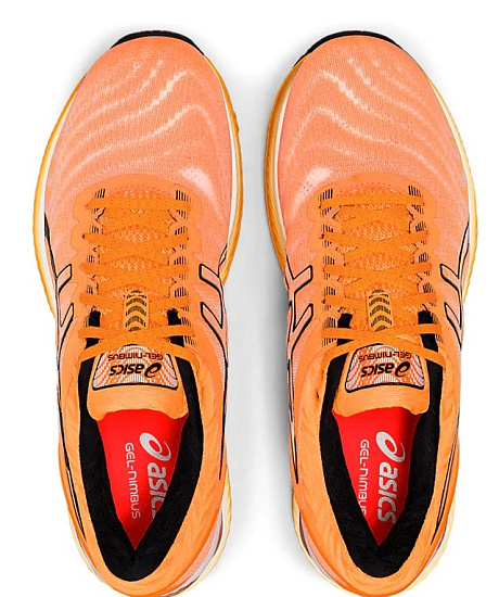 Кроссовки мужские ASICS Gel-Nimbus 22 Orange Pop/Black - Фото 4 большая