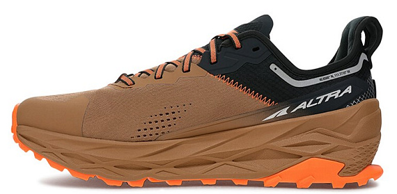 Кроссовки мужские Altra Olympus 5 Brown - Фото 2 большая