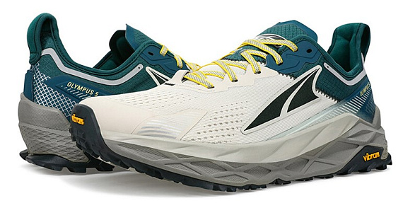 Кроссовки мужские Altra Olympus 5 Gray/Teal - Фото 4 большая