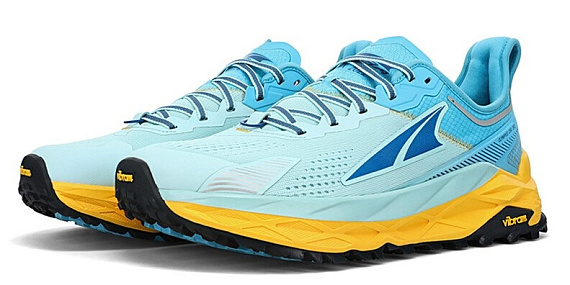 Кроссовки мужские Altra Olympus 5 White/Blue - Фото 4 большая