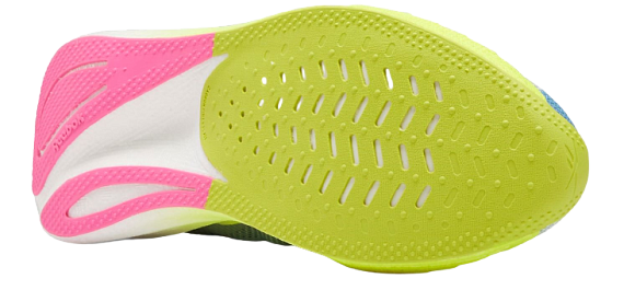 Кроссовки Reebok Floatride Energy X Opal Glow/Acid Yellow/Essential Blue - Фото 5 большая