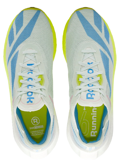 Кроссовки Reebok Floatride Energy X Opal Glow/Acid Yellow/Essential Blue - Фото 6 большая