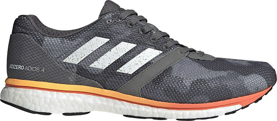 Кроссовки мужские Adidas Adizero Adios 4 Grey Four F17 - Фото 1 большая