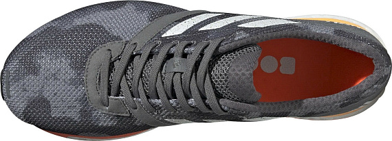 Кроссовки мужские Adidas Adizero Adios 4 Grey Four F17 - Фото 3 большая