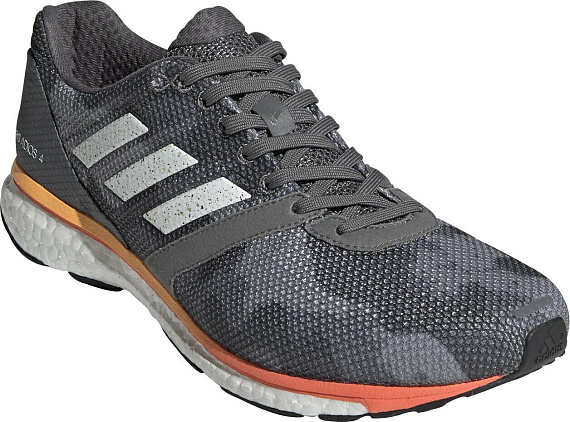 Кроссовки мужские Adidas Adizero Adios 4 Grey Four F17 - Фото 6 большая