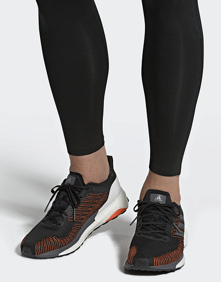 Кроссовки мужские Adidas Solar Boost ST 19 Core Black - Фото 9 большая
