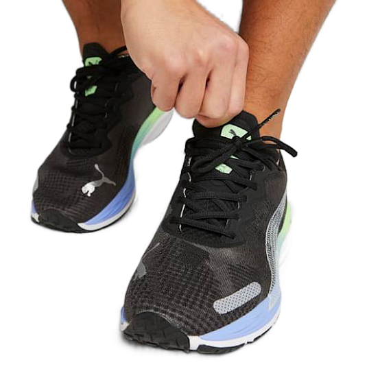 Кроссовки мужские Puma Velocity Nitro 2 Fade Puma Black/Elektro Purple/Puma Silver - Фото 7 большая