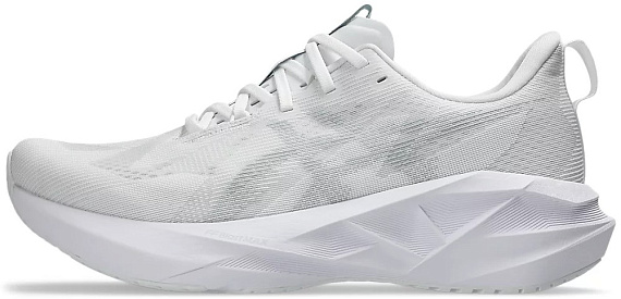 Кроссовки мужские ASICS Novablast 5 White/Piedmont Grey - Фото 2 большая