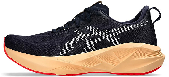 Кроссовки мужские ASICS Novablast 5 Midnight/Orange Glow - Фото 2 большая