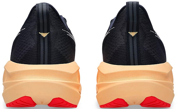 Кроссовки мужские ASICS Novablast 5 Midnight/Orange Glow - Фото 4 большая