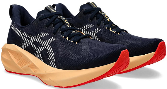 Кроссовки мужские ASICS Novablast 5 Midnight/Orange Glow - Фото 7 большая