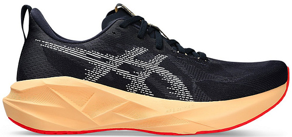 Кроссовки мужские ASICS Novablast 5 Midnight/Orange Glow - Фото 1 большая