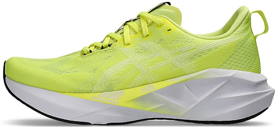 Кроссовки мужские ASICS Novablast 5 Citron/White - Фото 2 большая