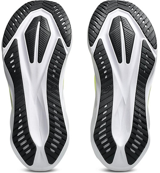 Кроссовки мужские ASICS Novablast 5 Citron/White - Фото 3 большая
