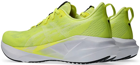 Кроссовки мужские ASICS Novablast 5 Citron/White - Фото 7 большая