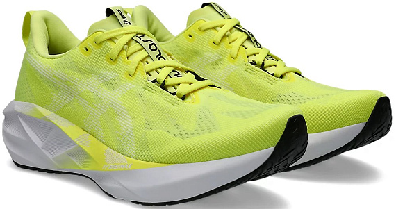 Кроссовки мужские ASICS Novablast 5 Citron/White - Фото 8 большая