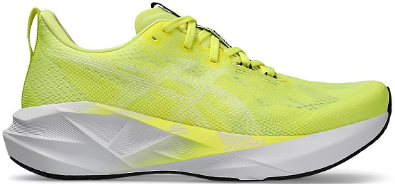 Кроссовки мужские ASICS Novablast 5 Citron/White - Фото 1 большая