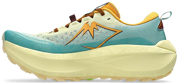 Кроссовки мужские ASICS Trabuco Max 4 Yellow/Dark Red Planet - Фото 2 большая