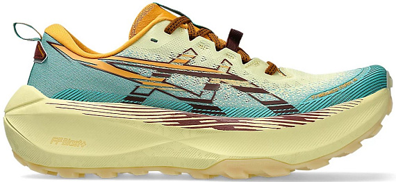 Кроссовки мужские ASICS Trabuco Max 4 Yellow/Dark Red Planet - Фото 1 большая