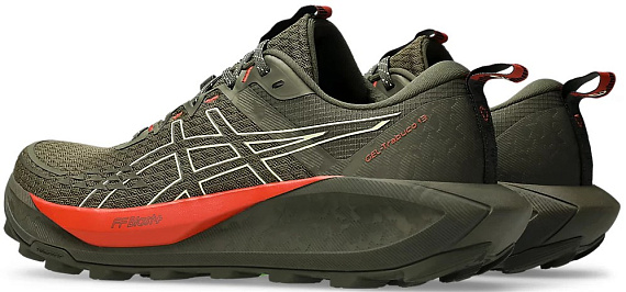 Кроссовки мужские ASICS Gel-Trabuco 13 Brown Stone/Wheat Yellow - Фото 3 большая