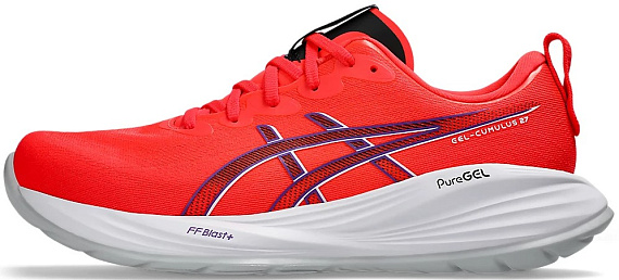 Кроссовки мужские ASICS Gel-Cumulus 27 Flash Red/White - Фото 2 большая
