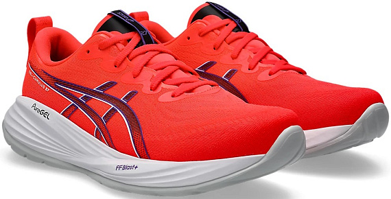 Кроссовки мужские ASICS Gel-Cumulus 27 Flash Red/White - Фото 8 большая